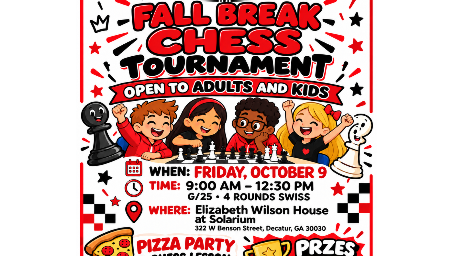Fall Break Friday Tournament (Children and adults)