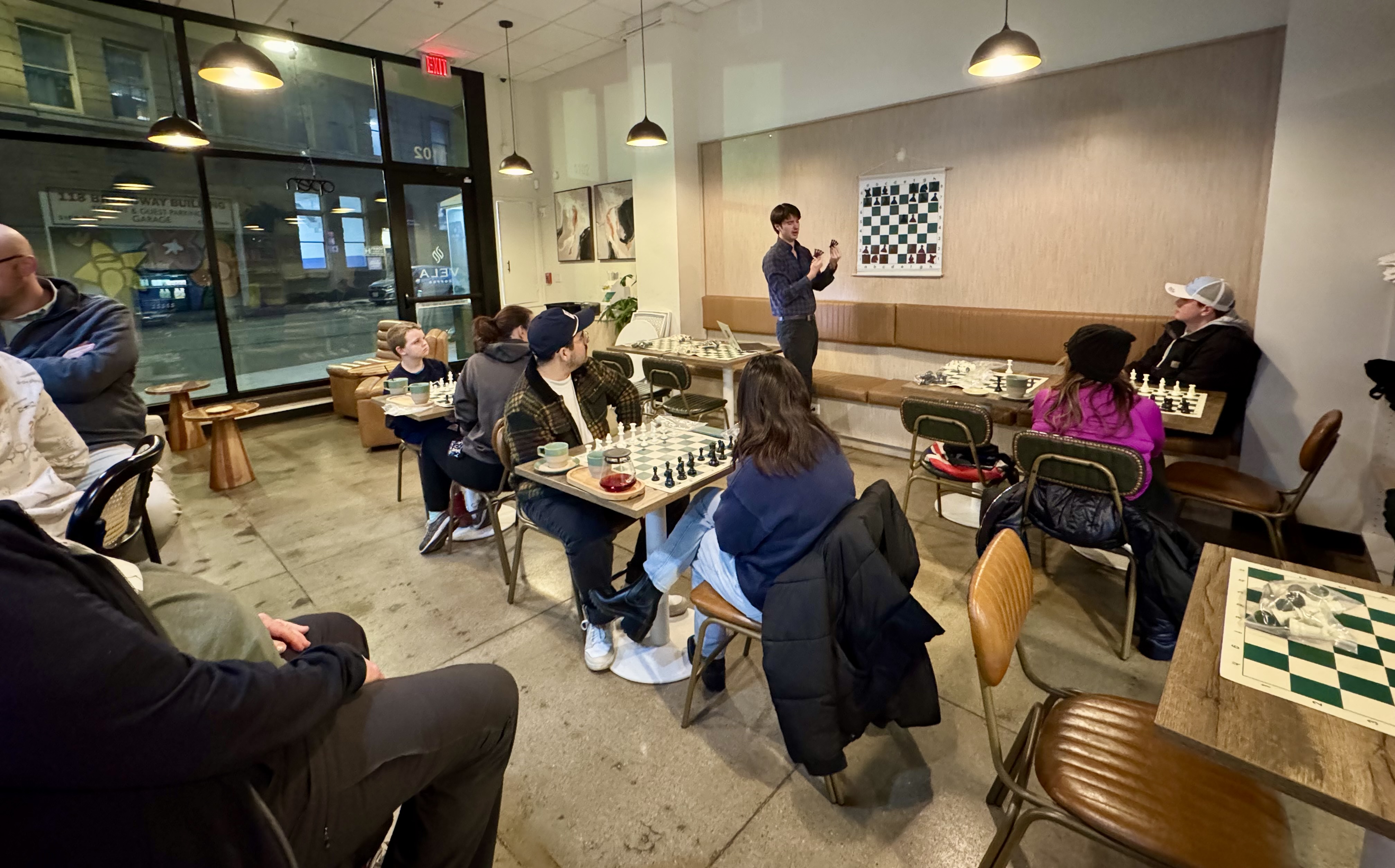 Beginner Chess Cafe at Vela Coffee