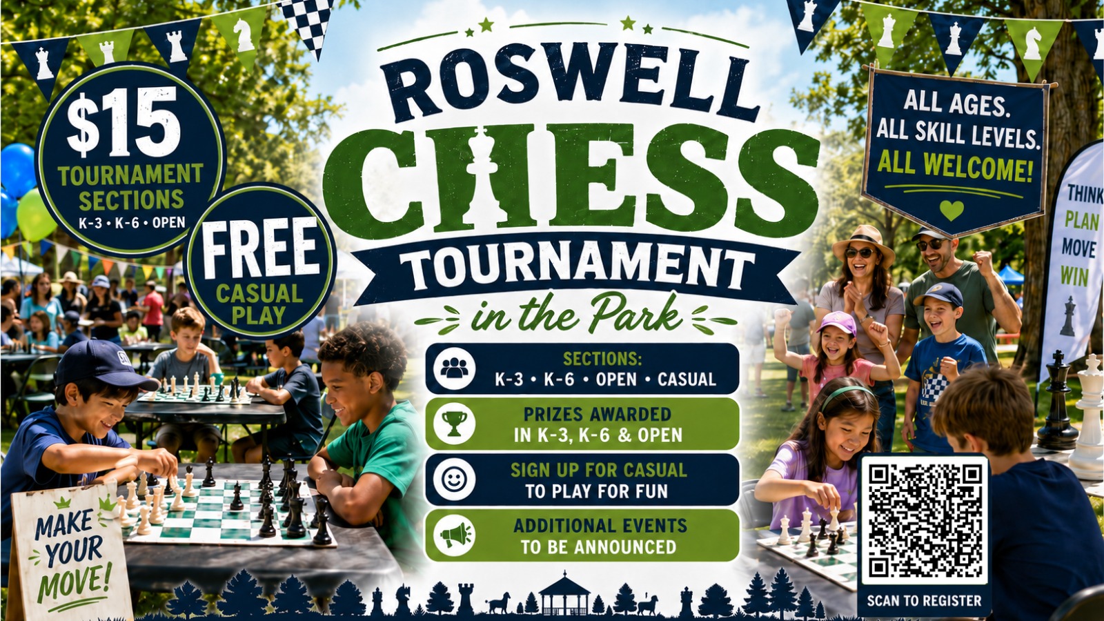 Roswell Chess Tournament in the Park