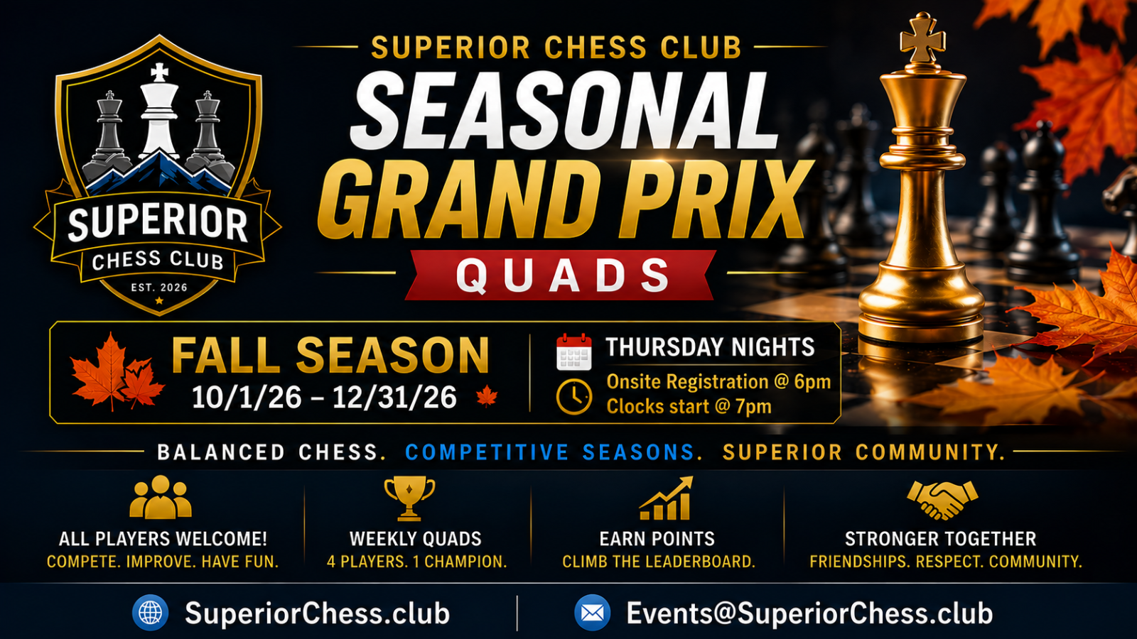 SCC 2026 Fall Grand Prix