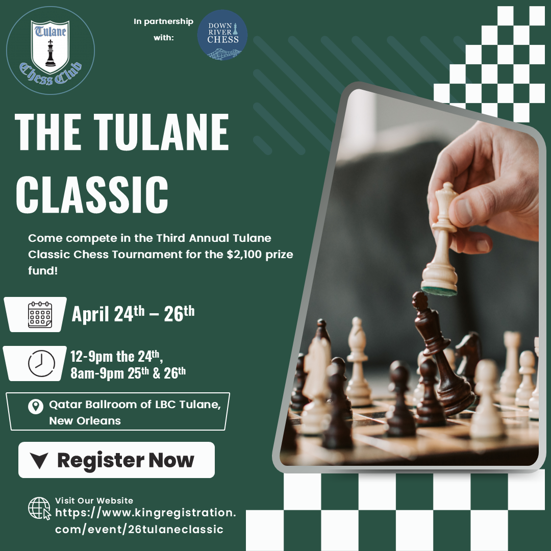 Third Annual Tulane Classic Chess Tournament