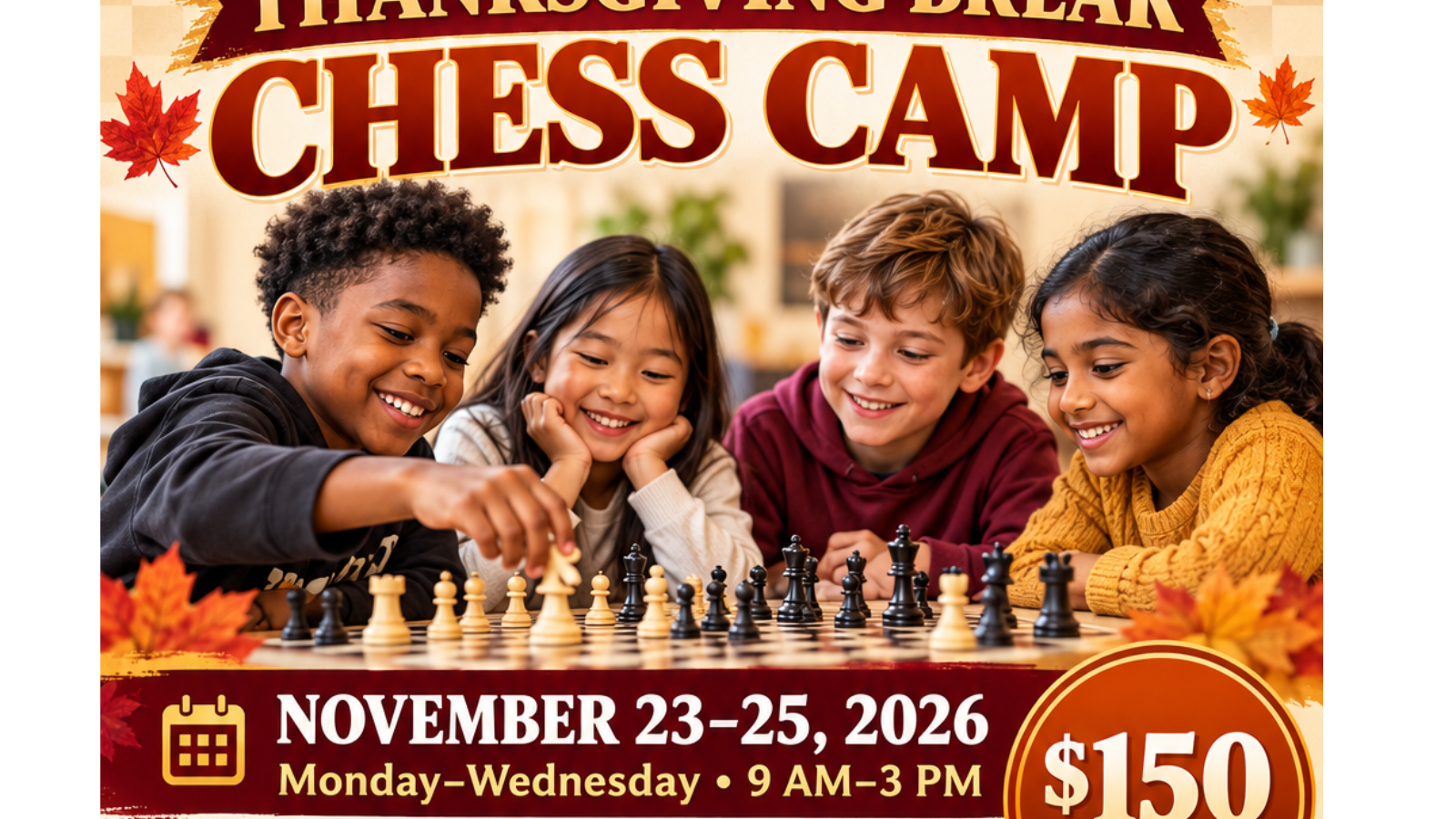 Thanksgiving Break Chess Camp